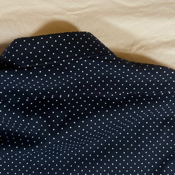 Express Shirt Mens Set of 2 Slim Fit Long Sleeve Button-Up SZ S Polka Dot - Picture 13 of 16